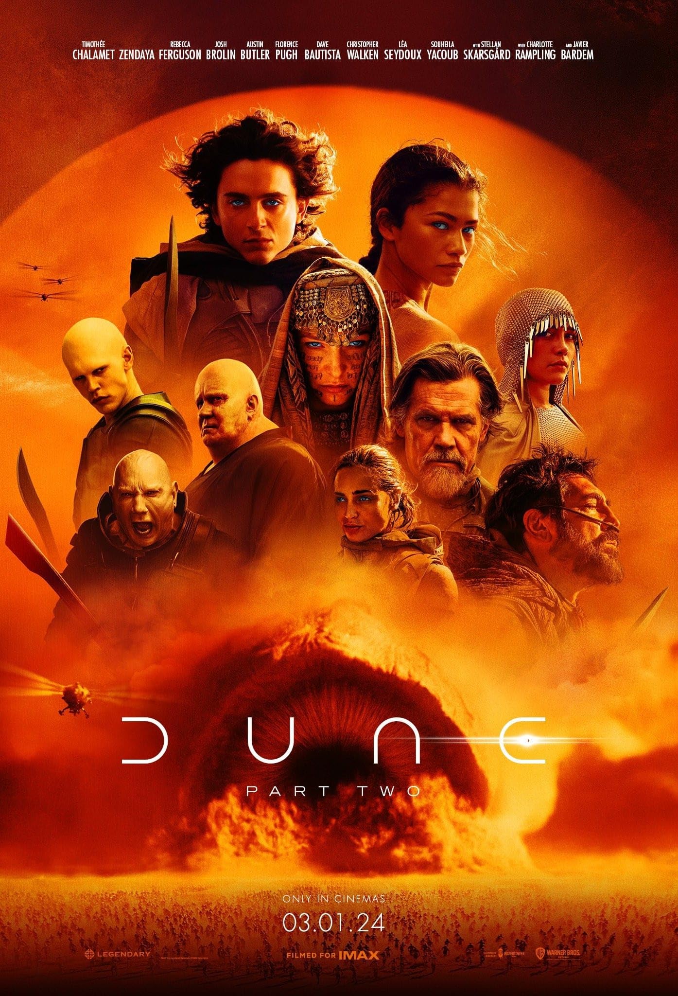 Dune Part Two 2024 Movie Poster